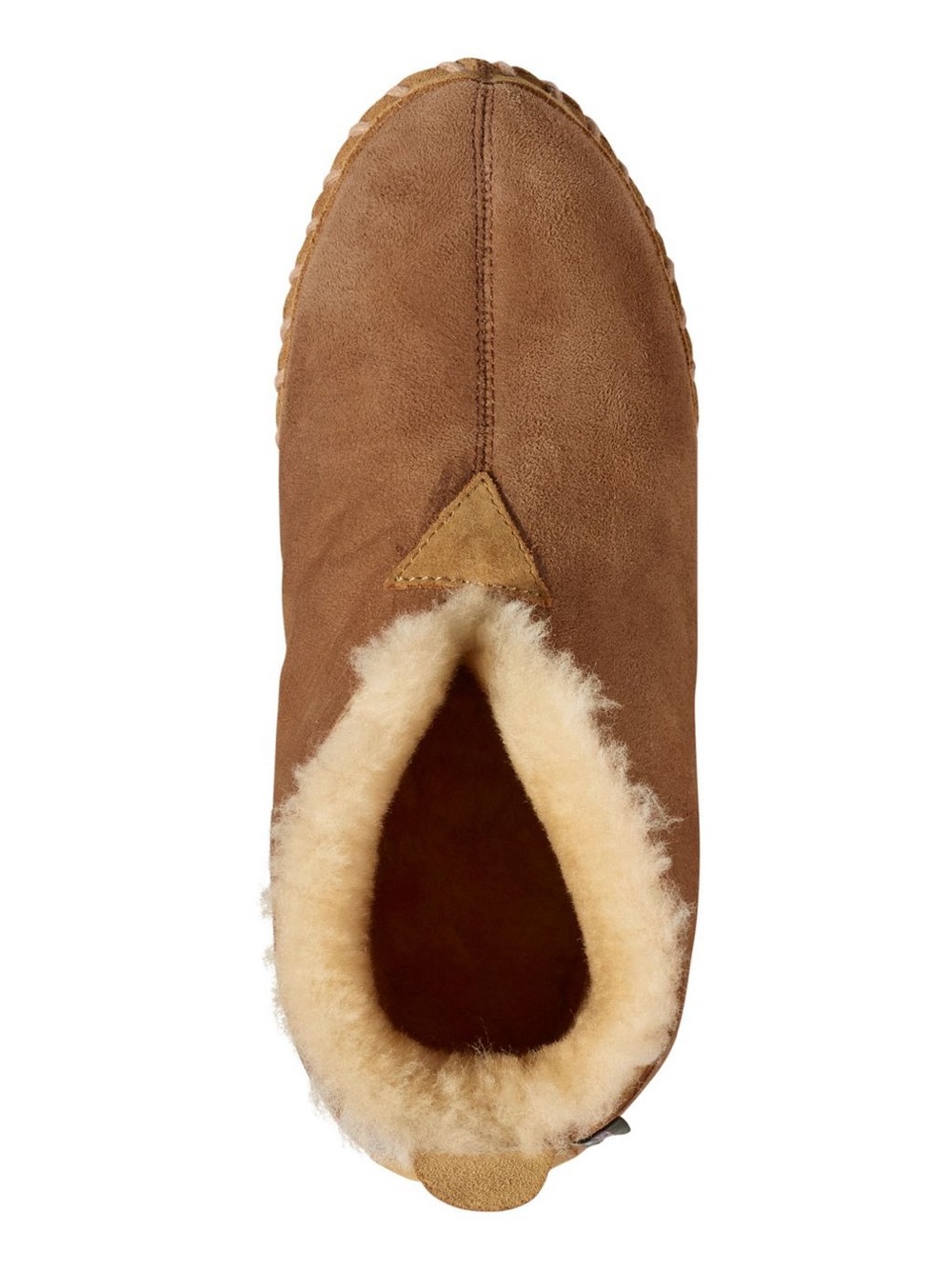 LL Bean Wicked Good Cozy Shearling-Lined Slip-On Slipper - Brown - Size 8
